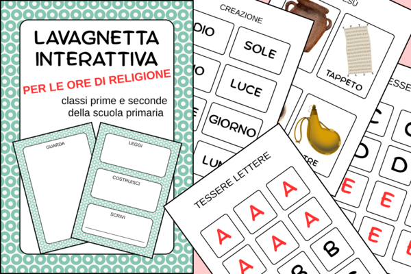 LAVAGNETTA INTERATTIVA PER LE ORE DI RELIGIONE
