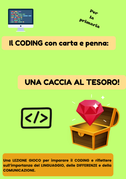 Il coding con carta e penna: una caccia al tesoro