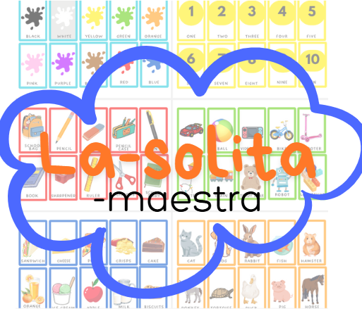 Pacchetto di 60 flashcards classe prima sul lessico inglese "main vocabulary"