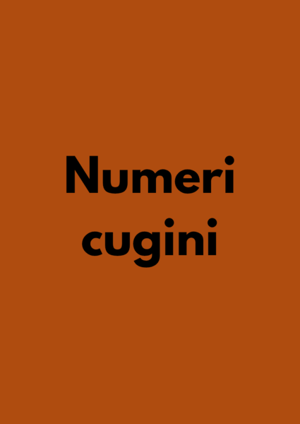 Numeri cugini