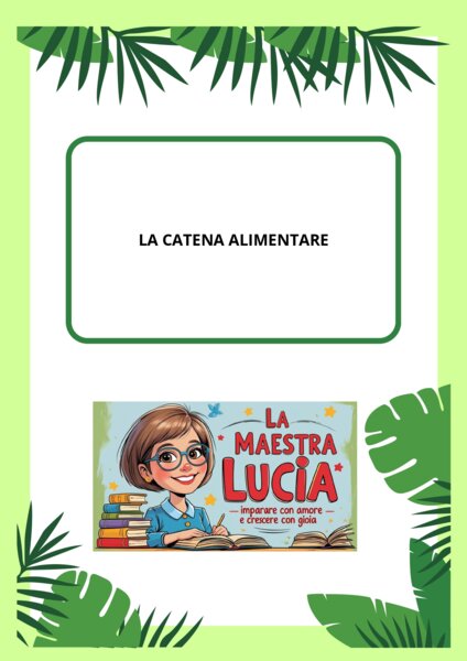 la catena alimentare