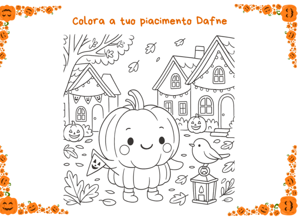 COLORA E RICREA DAFNE LA ZUCCHETTA