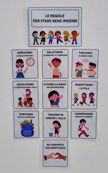 LE REGOLE PER STARE BENE INSIEME - Cartellone