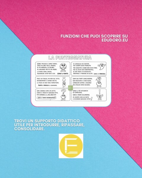 La punteggiatura - scheda didattica per la scuola primaria
