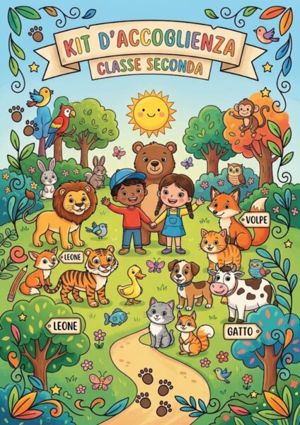 🐾 KIT ACCOGLIENZA CLASSE SECONDA: "AMICI ANIMALI"