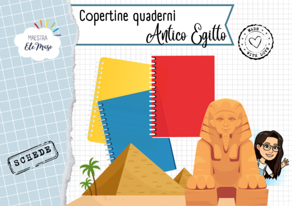 Copertine quaderni - Egizi - set 1