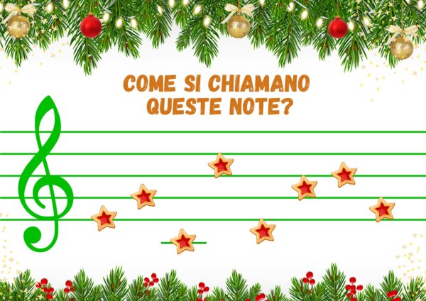 Come si chiamano queste note? (Natale)