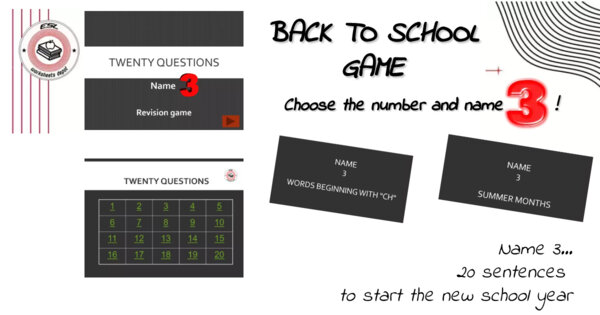 Name 3 - game for everyone