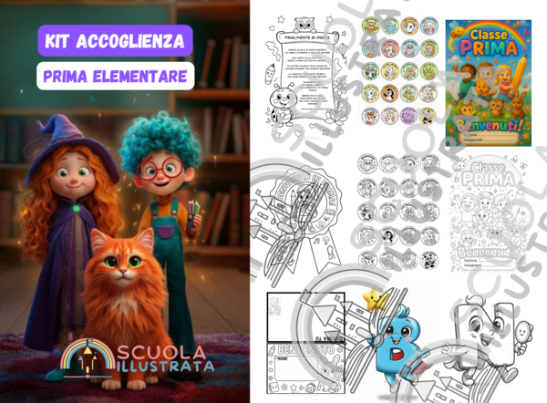 Kit Accoglienza Prima Elementare – Benvenuto a scuola