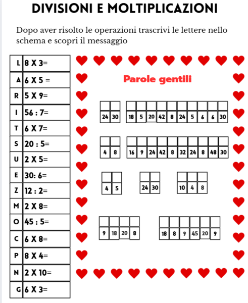 Tabelline gentili