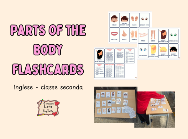 Parts of the body flashcards