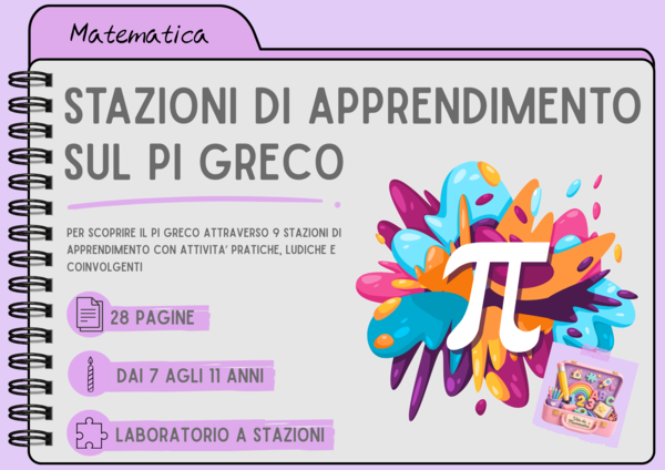 STAZIONI DI APPRENDIMENTO SUL PI GRECO - PI GRECO LAB - di Vita da Mammestra