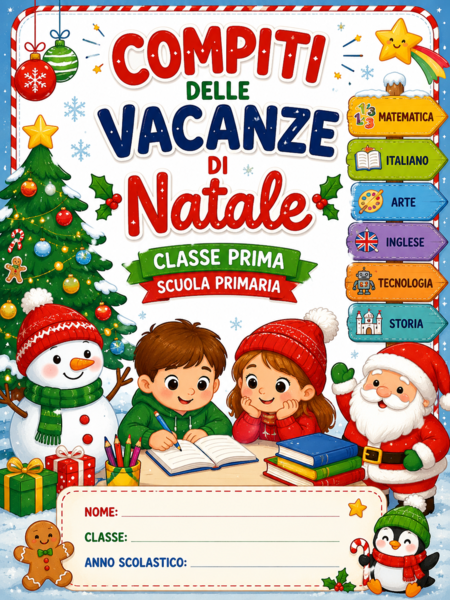 Compiti per le vacanze di Natale classe prima