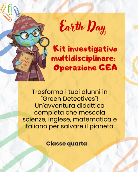 Earth day - Kit Investigativo Multidisciplinare