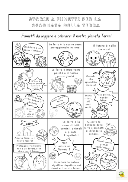 GIORNATA DELLA TERRA: fumetti