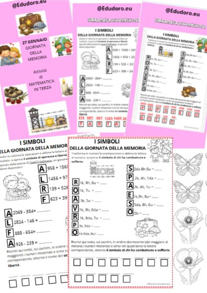 GIORNATA DELLA MEMORIA - MATEMATICA CLASSE 3^