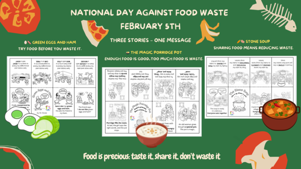 Giornata contro lo Spreco Alimentare: “Every Bite Matters!” - Stories That Teach Not to Waste Food