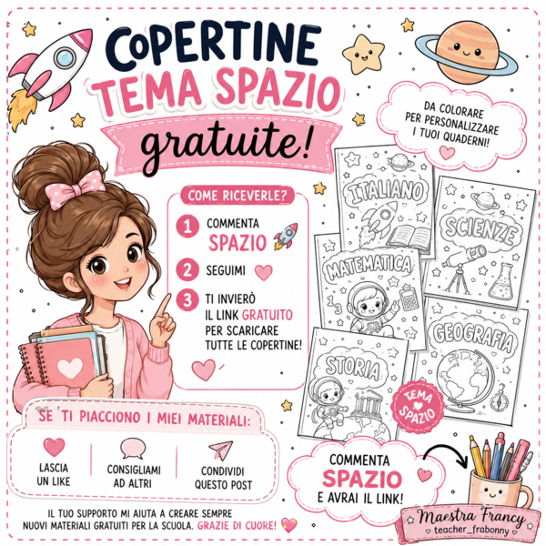 Copertina e tema: spazio
