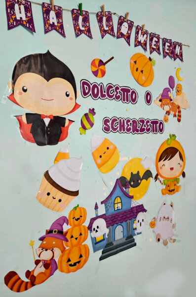 🎃👻Pannello decorativo da appendere in aula per la festa di Halloween