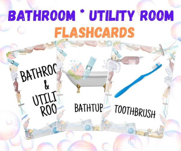 BATHROOM, UTILITY ROOM - flashcards