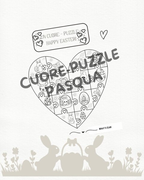 Pasqua...un cuore-puzzle