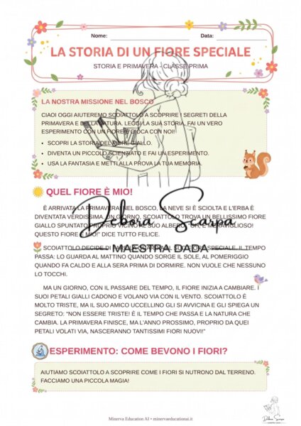 Come bevono i fiori