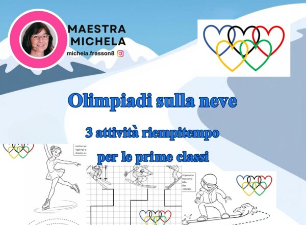 OLIMPIADI SULLA NEVE - attività riempitempo per le prime classi