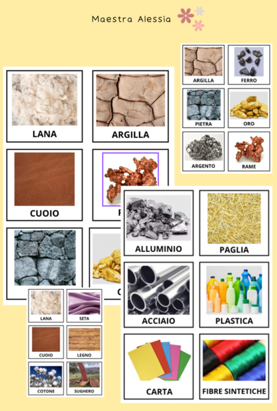 Flashcards sui materiali!