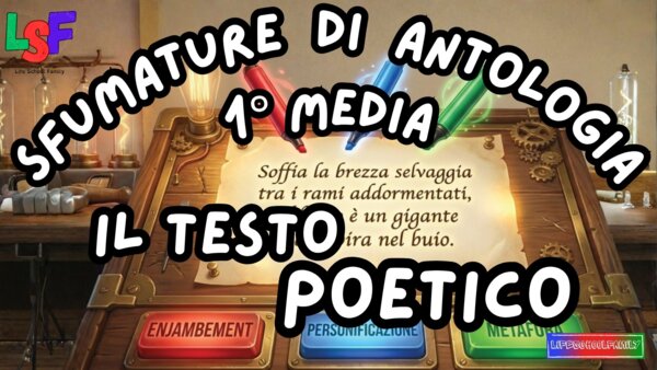 Testo Poetico_KIT MULTIMODALE ANTOLOGIA 1°media_slide+ infografica+ mappa mentale+ disegno da colorare+VERIFICA LE COMPETENZE+OMAGGIO:VIDEO&PODCAST