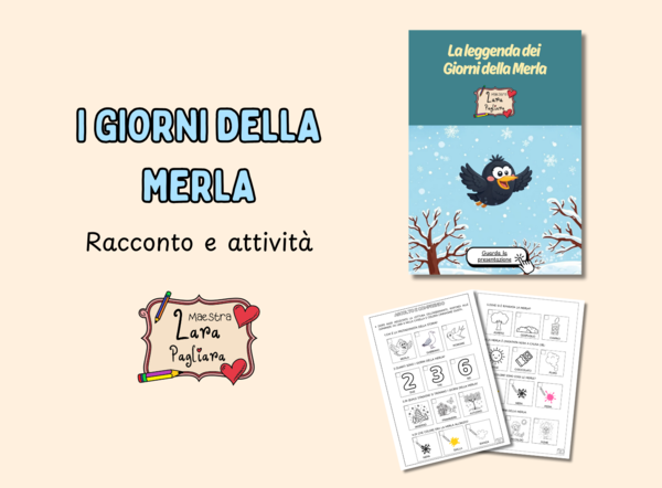 La leggenda dei giorni della merla - racconto e attività