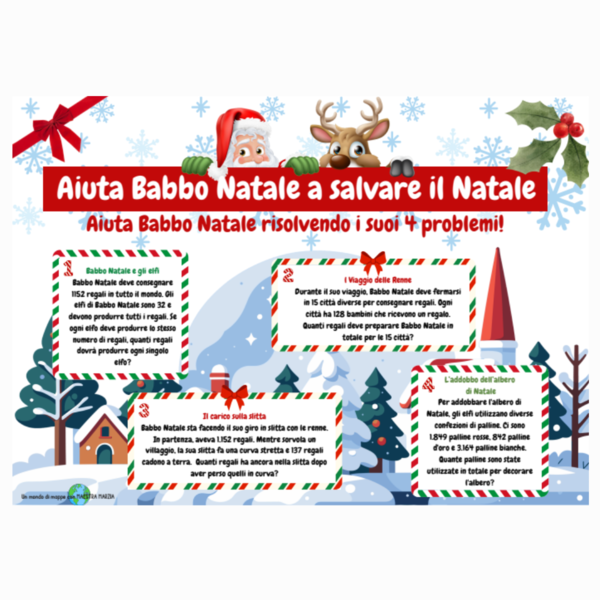 PROBLEMI NATALIZI CLASSE QUARTA