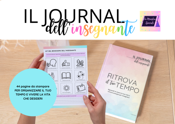 IL JOURNAL DELL'INSEGNANTE : RITROVA IL TUO TEMPO