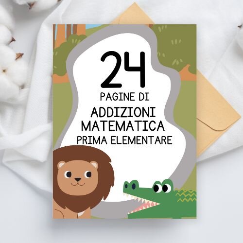 Schede addizioni prima elementare