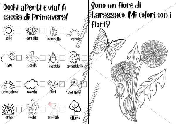 PRIMAVERA - Libretto per caccia di primavera