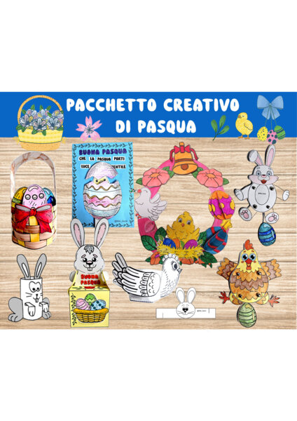 🎀 Pacchetto Creativo di Pasqua