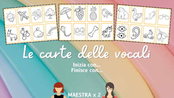 Le carte delle vocali