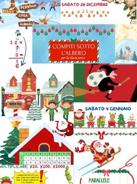 COMPITI SOTTO L'ALBERO CLASSE TERZA