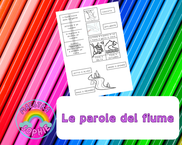 Le parole del fiume con istruzioni di utilizzo