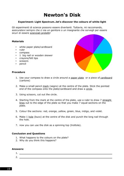 5^ CLIL SCIENCE: LIGHT and SOUND