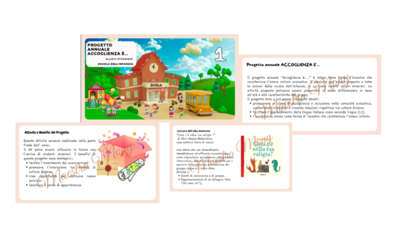 "Accoglienza è... " progetto annuale per allievi stranieri scuola dell'infanzia