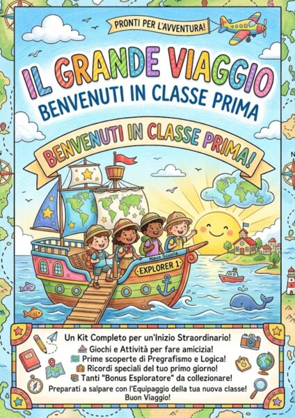 🎒 IL GRANDE VIAGGIO: Kit Accoglienza Completo per la Classe Prima 🗺️