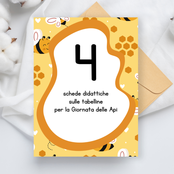 Ripasso delle tabelline a tema Giornata delle Api