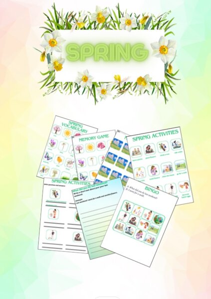 Spring - vocabulary + Past Simple