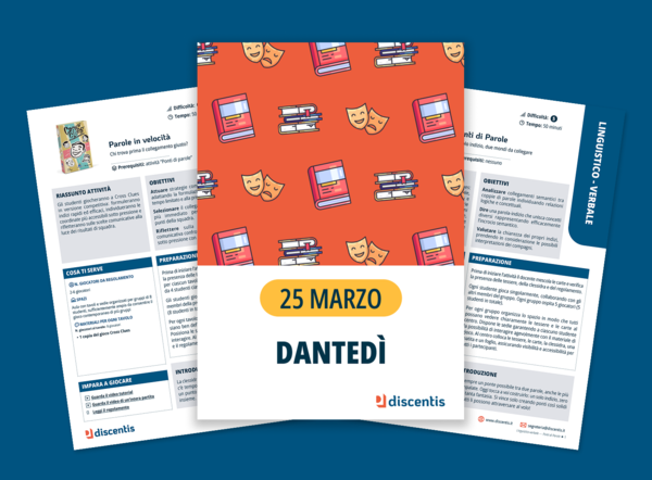Giornata nazionale del Dantedì: spunti e schede didattiche a tema