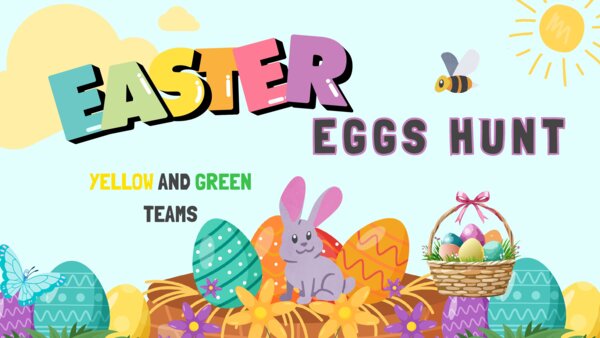 Easter eggs hunt/clues