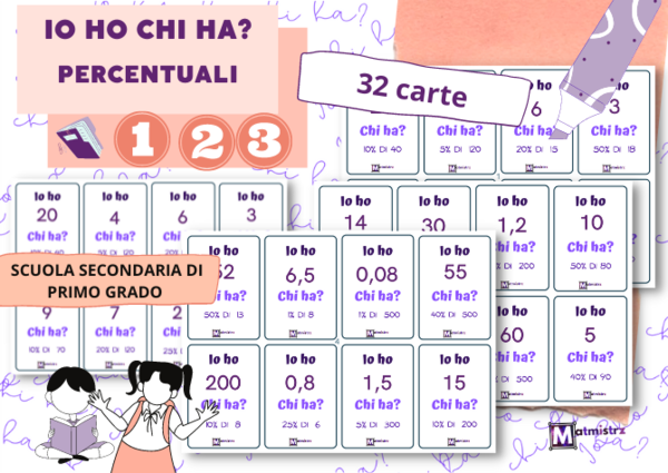 PERCENTUALI Io ho chi ha?