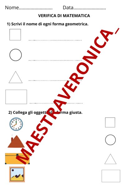 Verifica forme geometriche