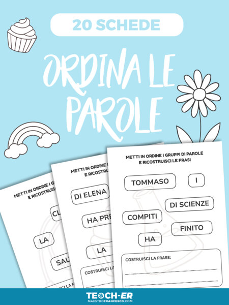 Costruzione della frase: Ordina le parole