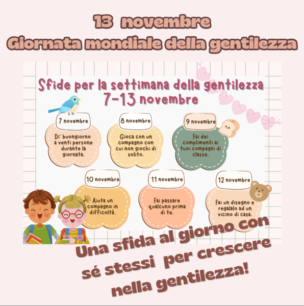 Sfida per la settimana della gentilezza