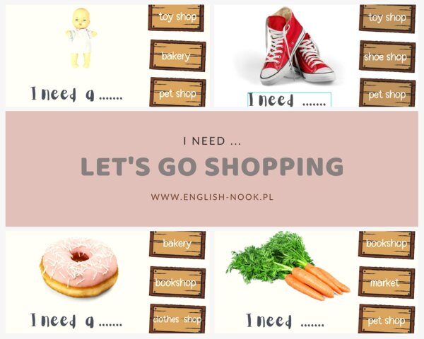 Let's go shopping - I need...